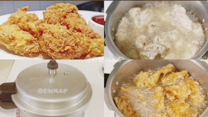 Pressure Cooker Fried Chicken |चिकन फ्राई| Fried Chicken | How To make Fry Chicken | Recipe By CWMAP   KFC Style Fried Chicken | चिकन फ्राई | Fried Chicken Recipe | How To make Fried Chicken | Recipe By CWMAP   KFC style Fried Chicken Recipe By CWMAP