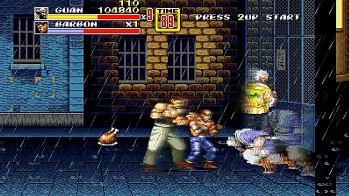 Streets of Rage 2 : Warriors of Fate - Guan Yu (Hard Difficulty) (Hack)