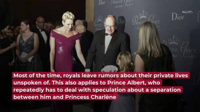 A Royal First: Prince Albert Speaks On Separation Rumours