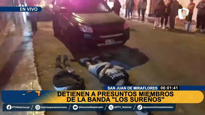 PNP desarticula peligrosa banda delictiva "los sureños" en SJM