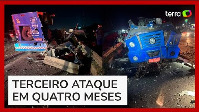 Quadrilha explode carro-forte em rodovia no interior de SP e rouba R$ 2,4 milhões