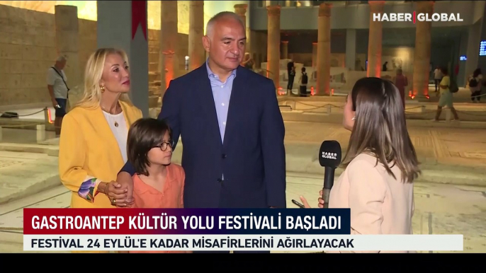 GastroAntep Kültür Yolu Festivali başladı! Bakan Ersoy: Kültür ve sanat her şeye iyi geliyor