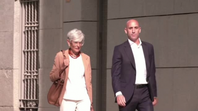 Espagne - Luis Rubiales est arrivé au Tribunal de l'Audience nationale de Madrid