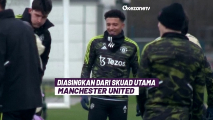 Buntut Cekcok dengan Erik ten Hag, Jadon Sancho Jalani Latihan Terpisah dari Skuad Utama Manchester United