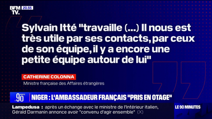 Niger: "[L'ambassadeur de France] travaille (...) Il reste tant que nous souhaitons qu'il reste", affirme la ministre française des Affaires étrangères, Catherine Colonna