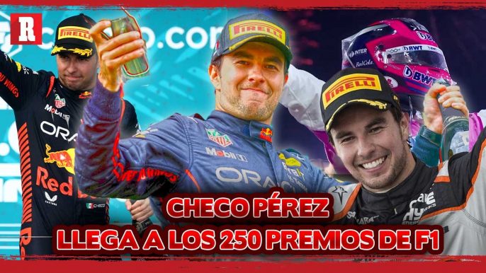 Checo Pérez CELEBRA 250 CARRERAS en la Fórmula 1