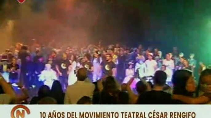 Caracas | Movimiento Nacional de Teatro César Rengifo celebra a casa llena su décimo aniversario