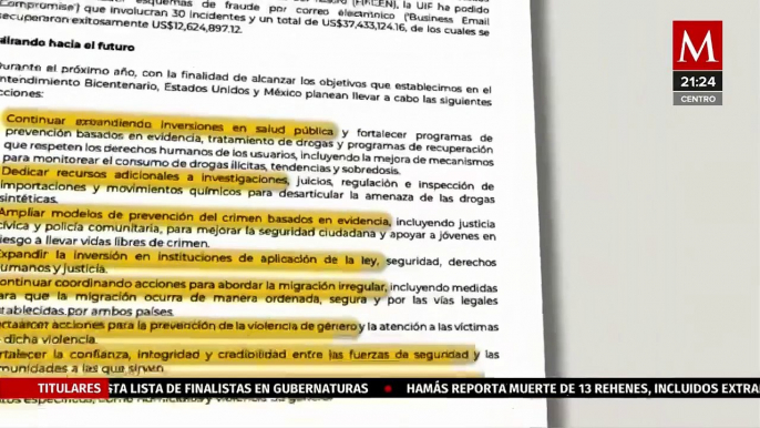 Dialogo de Seguridad entre México y EU: declaración conjunta tardó una semana