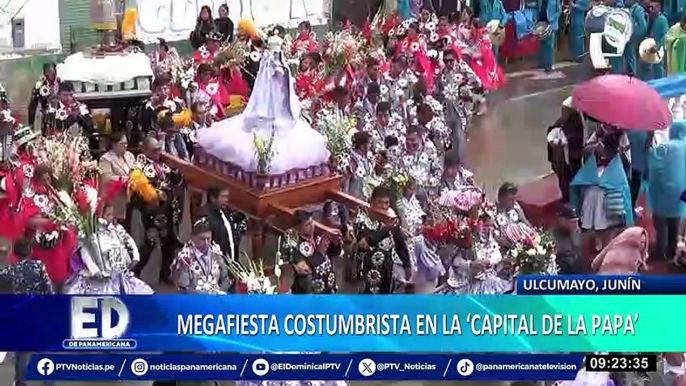 Ulcumayo se vistió de gala para la fiesta patronal de la Virgen del Rosario y San Miguel Arcángel