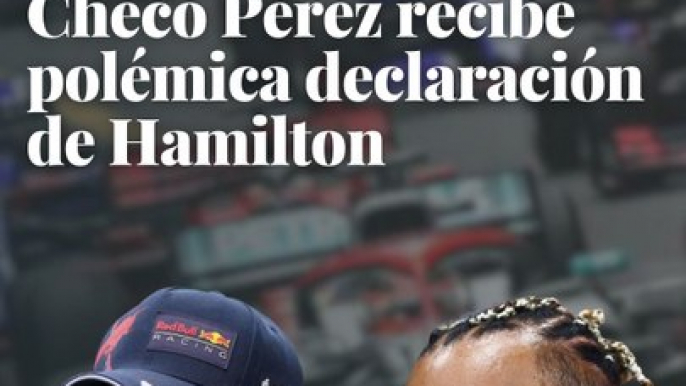 Checo Pérez recibe polémica declaración de Hamilton que pone en riesgo su futuro en Red Bull