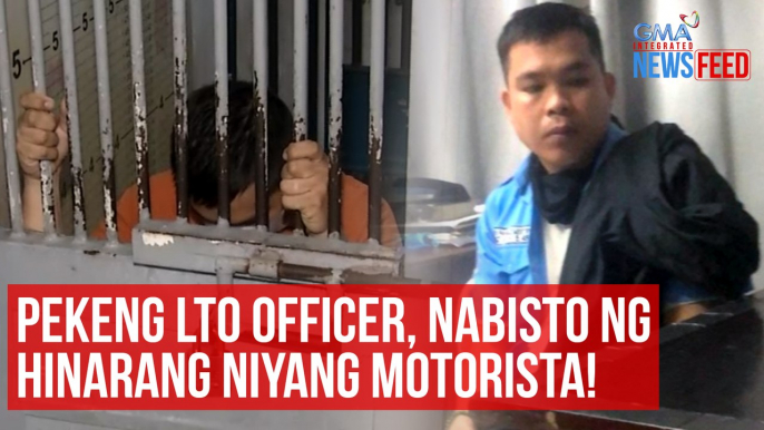 Pekeng LTO officer, nabisto ng hinarang niyang motorista! | GMA Integrated Newsfeed