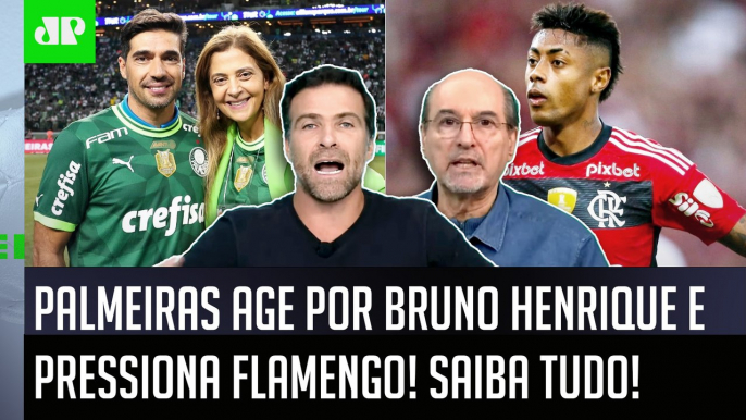 "É A REAL! Se o Palmeiras TIRAR o Bruno Henrique do Flamengo, vai ser..." INFORMAÇÕES GERAM DEBATE!