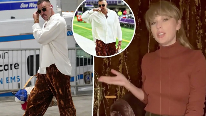 Travis Kelce says he needs ‘3 hours’ to pick game day fits after being roasted for Taylor Swift