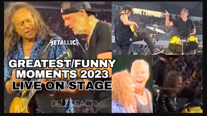 Metallica Greatest,Funniest & Shocking Moments during 2023 M72 Seasons Concert Tour with Lars Ulrich,James Hetfield ,Kirk Hammett ,Robert Trujillo #Metallica