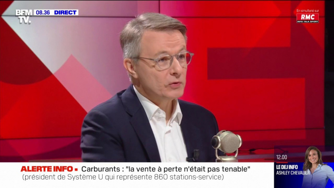 Carburants: "On va vers des opérations à prix coûtant, mais ça ne sera pas du prix coûtant permanent", déclare Dominique Schelcher, président de Système U