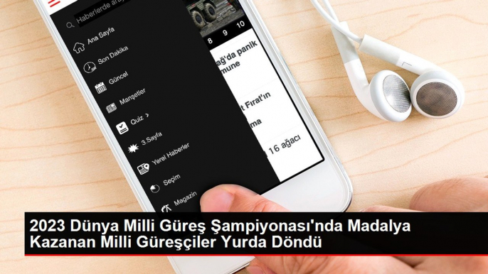 2023 Dünya Milli Güreş Şampiyonası'nda Madalya Kazanan Milli Güreşçiler Yurda Döndü