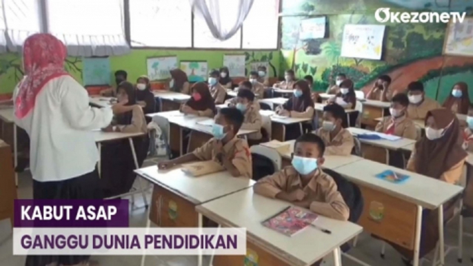 Kabut Asap Selimuti Jambi, Sekolah Siapkan Masker untuk Siswa