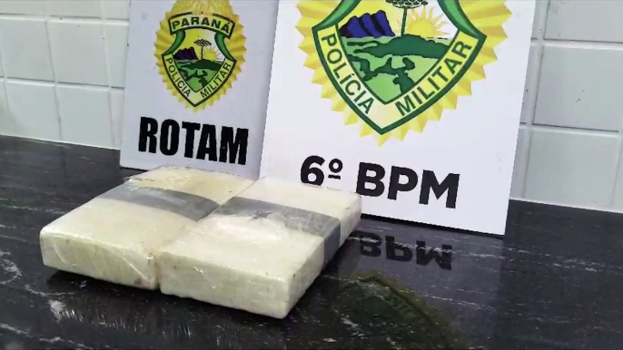 Rotam apreende cocaína em ônibus interestadual na rodovia BR-163 em Capitão