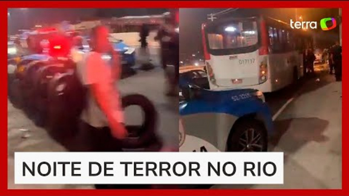 Criminosos explodem granada dentro de ônibus e deixam passageiros feridos no RJ