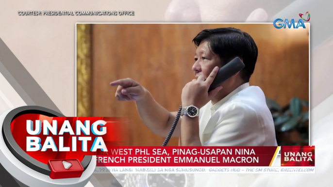 Mga isyu sa West PHL Sea, pinag-usapan nina PBBM at French President Emmanuel Macron | UB