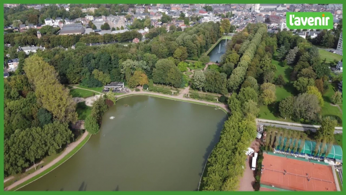 Le Brabant wallon vu du ciel : Nivelles