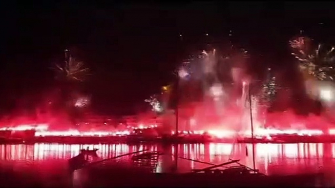 Amazing celebration of 130 Years with Pyro from FC Porto