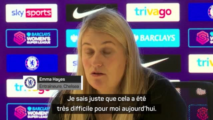 Chelsea - Hayes remercie ses joueuses pour leur soutien après le décès de son père