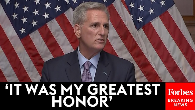 Kevin McCarthy Reveals He Will Not Run For Speaker Of The House After Ouster