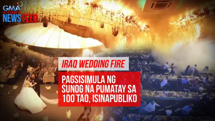 Iraq wedding fire – Pagsisimula ng sunog na pumatay sa 100 tao, isinapubliko | GMA Integrated Newsfeed