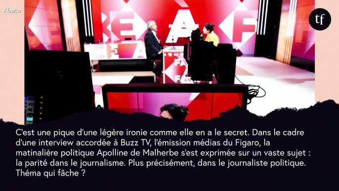 Pour Apolline de Malherbe, il y a "trop de femmes" dans les matinales politiques : vraiment ?