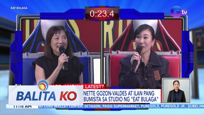 GMA SVP Atty. Annette Gozon-Valdes at ilan pang GMA executives, bumisita sa studio ng "Eat Bulaga" | BK