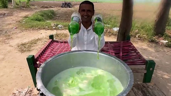 PAKOLA MILK SHAKE Ice Pakola Juice - Refreshing Street Drink Pakola Doodh Soda - Village Food Secret