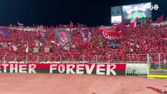 Wydad Casablanca at home against Renaissance Zmamra  | 04-10-2023 | #ultras #ultrasworld #superfans