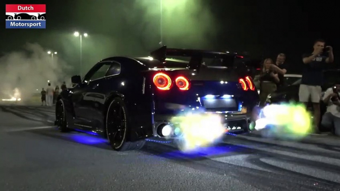 Mental JDM Car Meet_ - Street Drifts _ Burnouts(720P_60FPS)