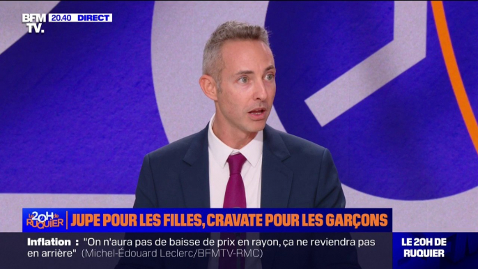 Ian Brossat: "Si le problème de l'école, c'est l'uniforme, ce n'est pas Gabriel Attal qu'il fallait nommer, c'est Cristina Cordula", ironise Ian Brossat (sénateur PCF de Paris)