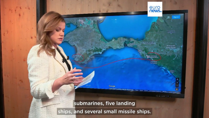 War in Ukraine: Russia moves warships out of Crimea as Ukrainian strikes continue