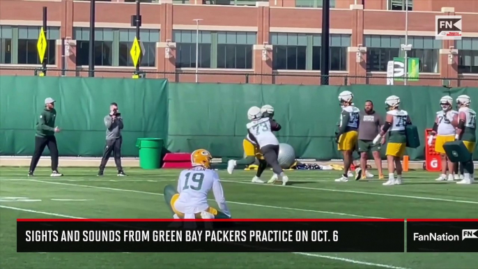 Sights and Sounds from Green Bay Packers Practice on Oct. 6