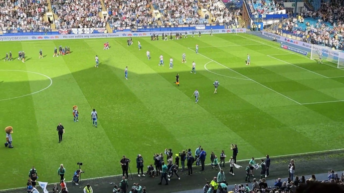 Darren Moore's Sheffield Wednesday reception on Hillsborough return