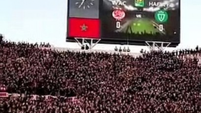 Awesome encouragement from Wydad Casablanca fans in the CAF Champions League match against Haifa 30.09.2023