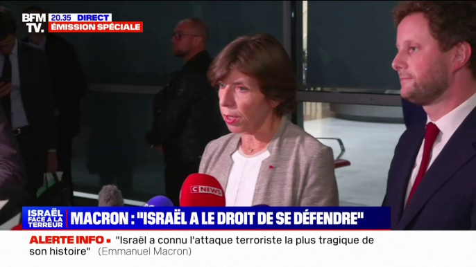 "Il y aura une assez forte majorité d'enfants et de personnes âgées": La ministre des Affaires étrangères, Catherine Colonna, s'apprête à accueillir les premiers Français rapatriés d'Israël