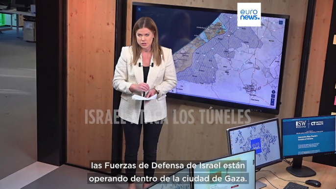 Mapas de la guerra Israel - Hamás | Las fuerzas israelíes destruyen túneles de Hamás