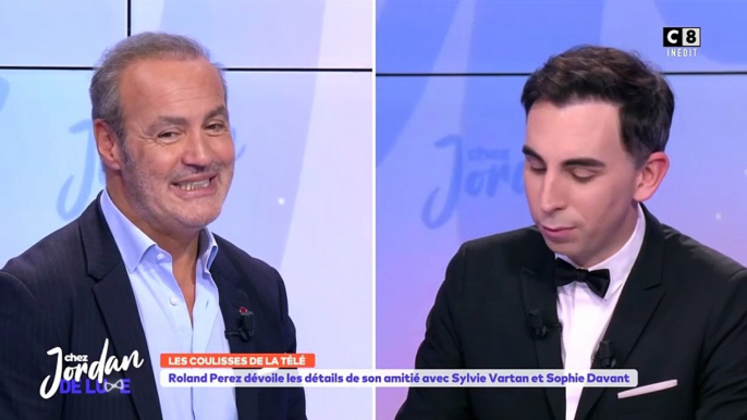 Les raisons du départ de Sophie Davant de son émission "Affaire conclue" révélées par son ami très proche Roland Perez, dans l'émission "Chez Jordan" sur C8.