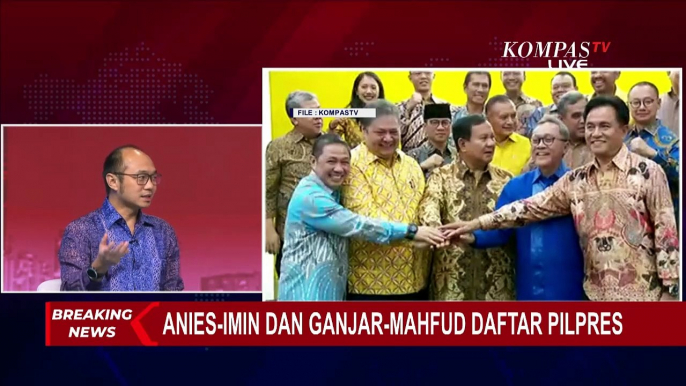 Anies-Muhaimin dan Ganjar-Mahfud Daftar ke KPU, Pengamat Bahas Soal Terlepas dari JokowI Effect