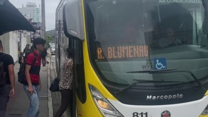 Novo sistema de ônibus começa neste sábado em Itajaí