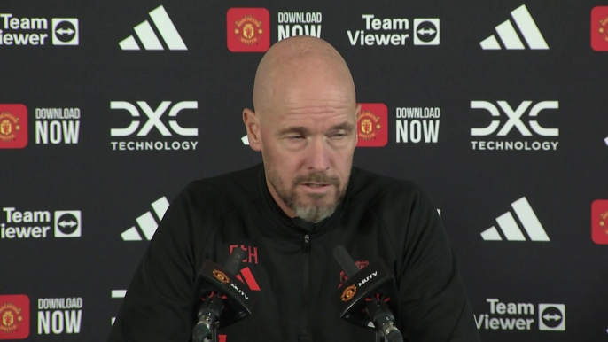 Manchester United boss Ten Hag on investment in the club, facing Sheffield United and Sancho (Full presser)