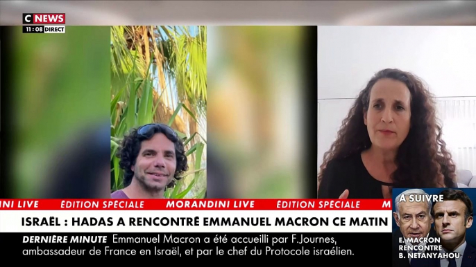 Mère de deux enfants otages du Hamas, elle témoigne en direct dans "Morandini Live" après avoir rencontré le président Macron ce matin: "Je lui ai dit : je n'ai confiance qu'en vous. Aidez-moi, aidez-nous. Libérez nos enfants" - Regardez