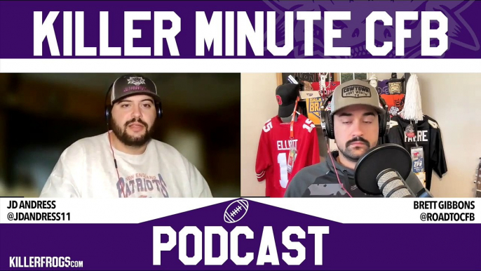 WATCH! Ep. 18 - KillerFrogs Killer Minute College Football Podcast: TCU at Texas Tech Preview