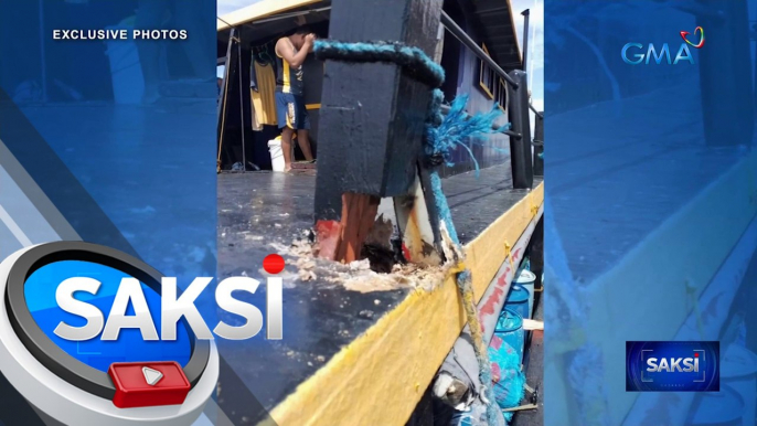 Pinsala sa mga barkong kasama sa resupply mission na binangga ng China, kita sa mga litratong ibinahagi sa GMA Integrated News | Saksi