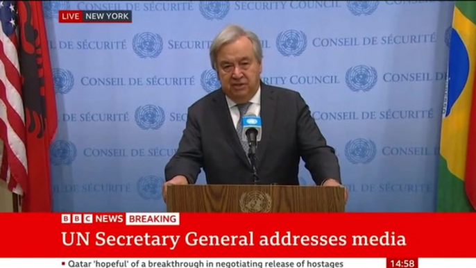 António Guterres claims to be misrepresented in the media