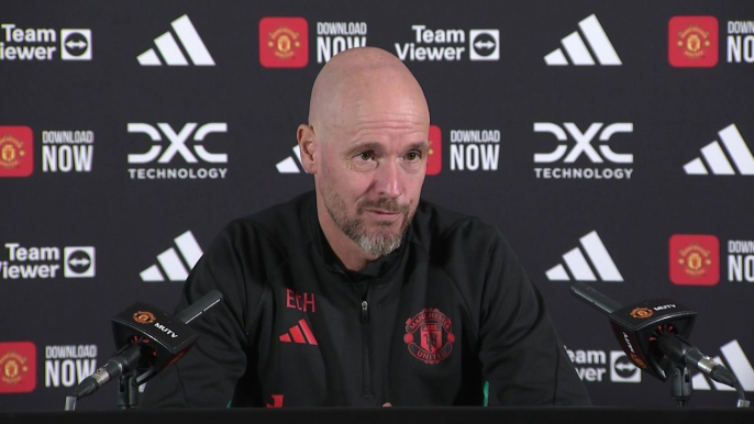 Manchester United boss Ten Hag on Garnacho's social media comments and the Manchester derby with City (Full Presser)